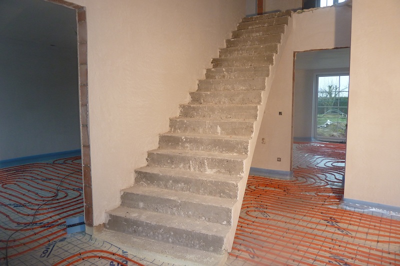Bury Natural Stone - We can provide you with a concrete dimensional plan necessary for installing the formwork. In this way the staircase will have the ideal walking line right from the start.